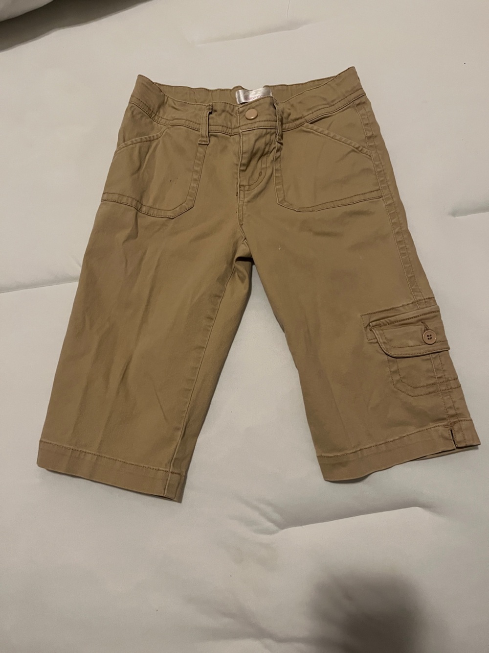 Xhilaration Tan Cargo Bermuda Shorts boys Medium 7/8